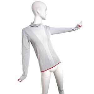 Athleta Womens size S Flurry Downslope Turtleneck Active Athletic Running Top